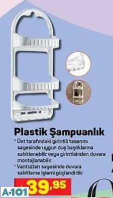 PLASTİK ŞAMPUANLIK PLASTİK ŞAMPUANLIK